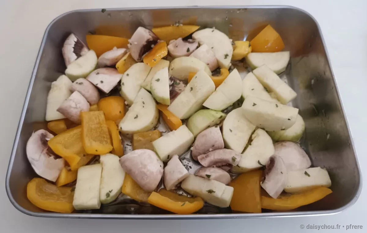 Vue secondaire de la recette Brochettes de légumes marinés au grill