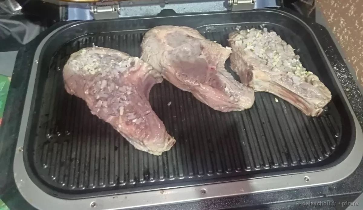 Côtes de veau - Recette au barbecue Ninja