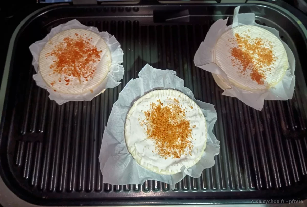 Camembert rôti - Recette au barbecue Ninja