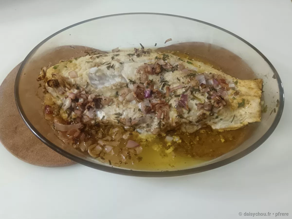 Vue secondaire de la recette Filet de sandre aux échalotes