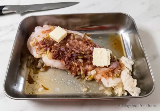 Vue secondaire de la recette Filet de Silure aux Échalotes Grillées