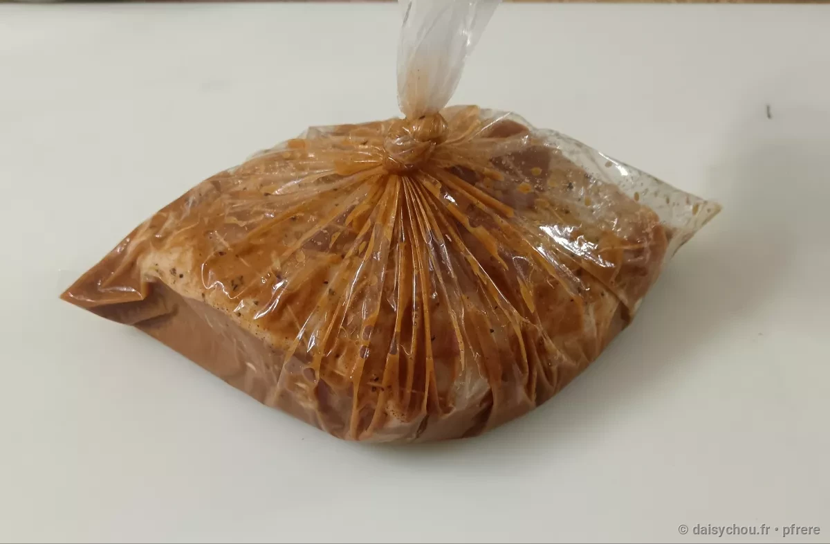 Vue secondaire de la recette Rôti de porc mariné à la sauce huître